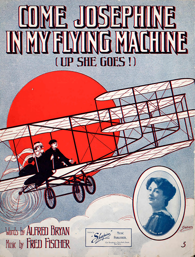 Illustration for article titled 30 Hundred-Year-Old Sheet Music Covers Celebrating the Joy and Thrill of Flight